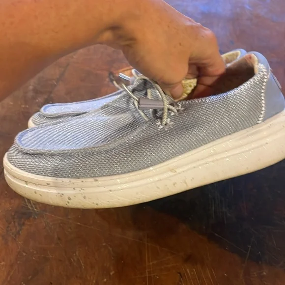 Women’s Hey Dude periwinkle loafers - Picture 5 of 6